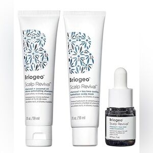 Briogeo Scalp Revival Hair Care Set - Charcoal Shampoo, Mask, and Treatment